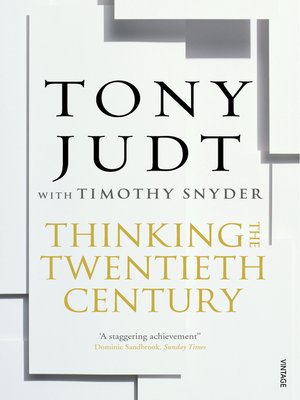 cover image of Thinking the Twentieth Century